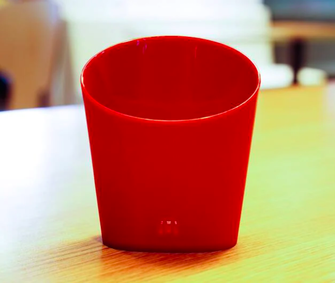 Verre Gobelet McCafé Jaune McDonald's - Vaisselle Collector - Occasion